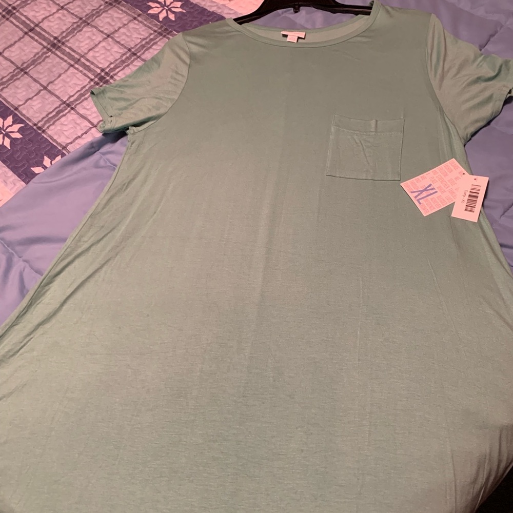 Brand New “With Tags”, LuLaRoe Mint Green “Carley”